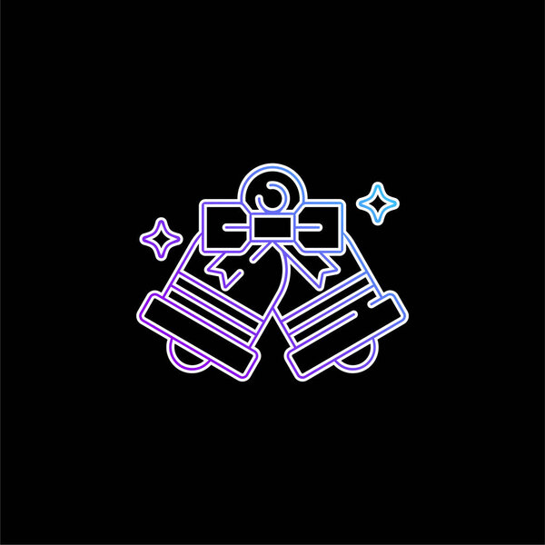 Значок голубого градиента