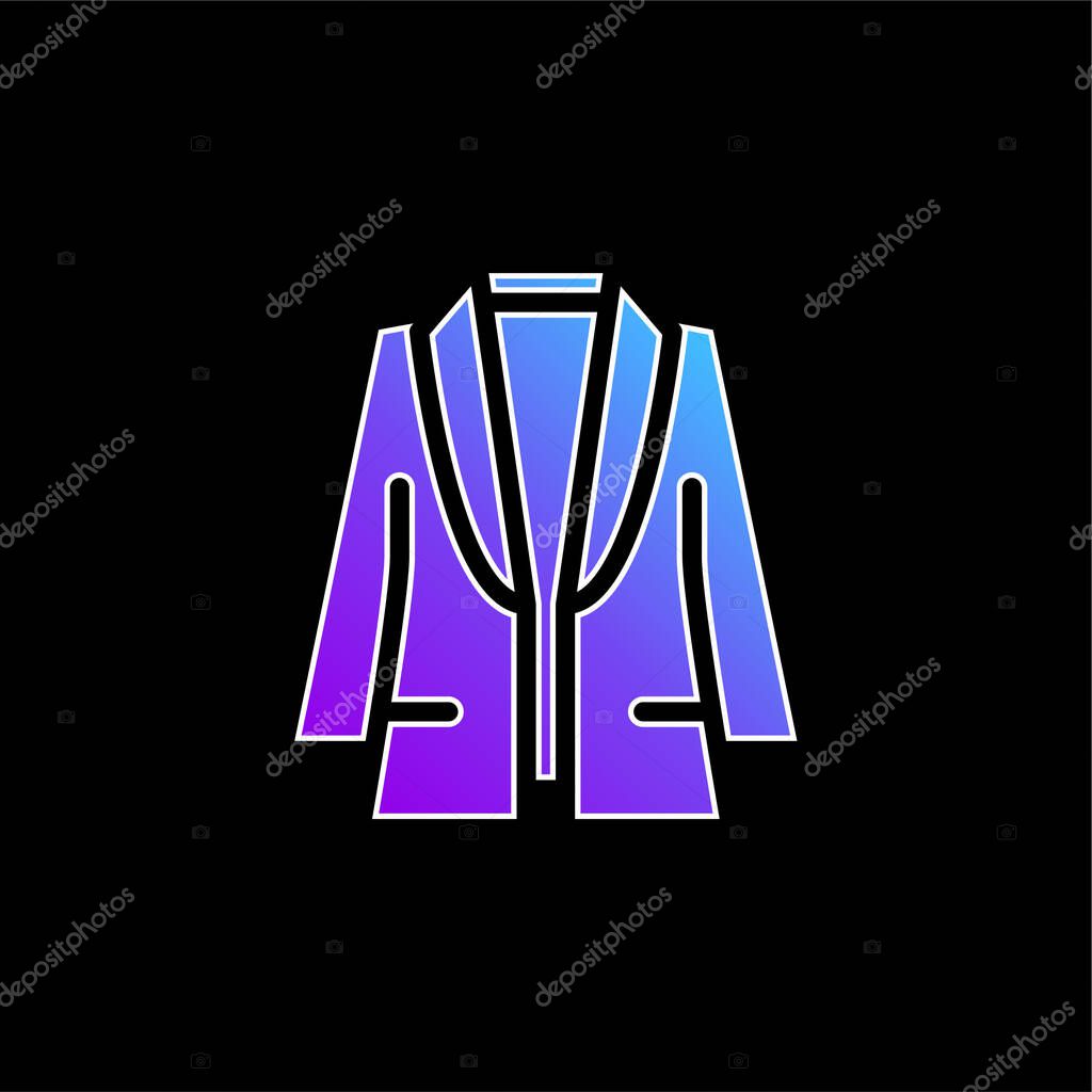 Blazer blue gradient vector icon