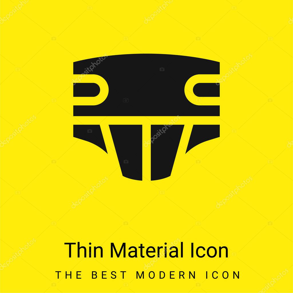 Adult Diapers minimal bright yellow material icon