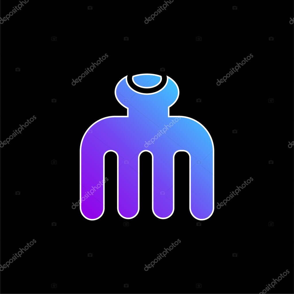 Beauty blue gradient vector icon