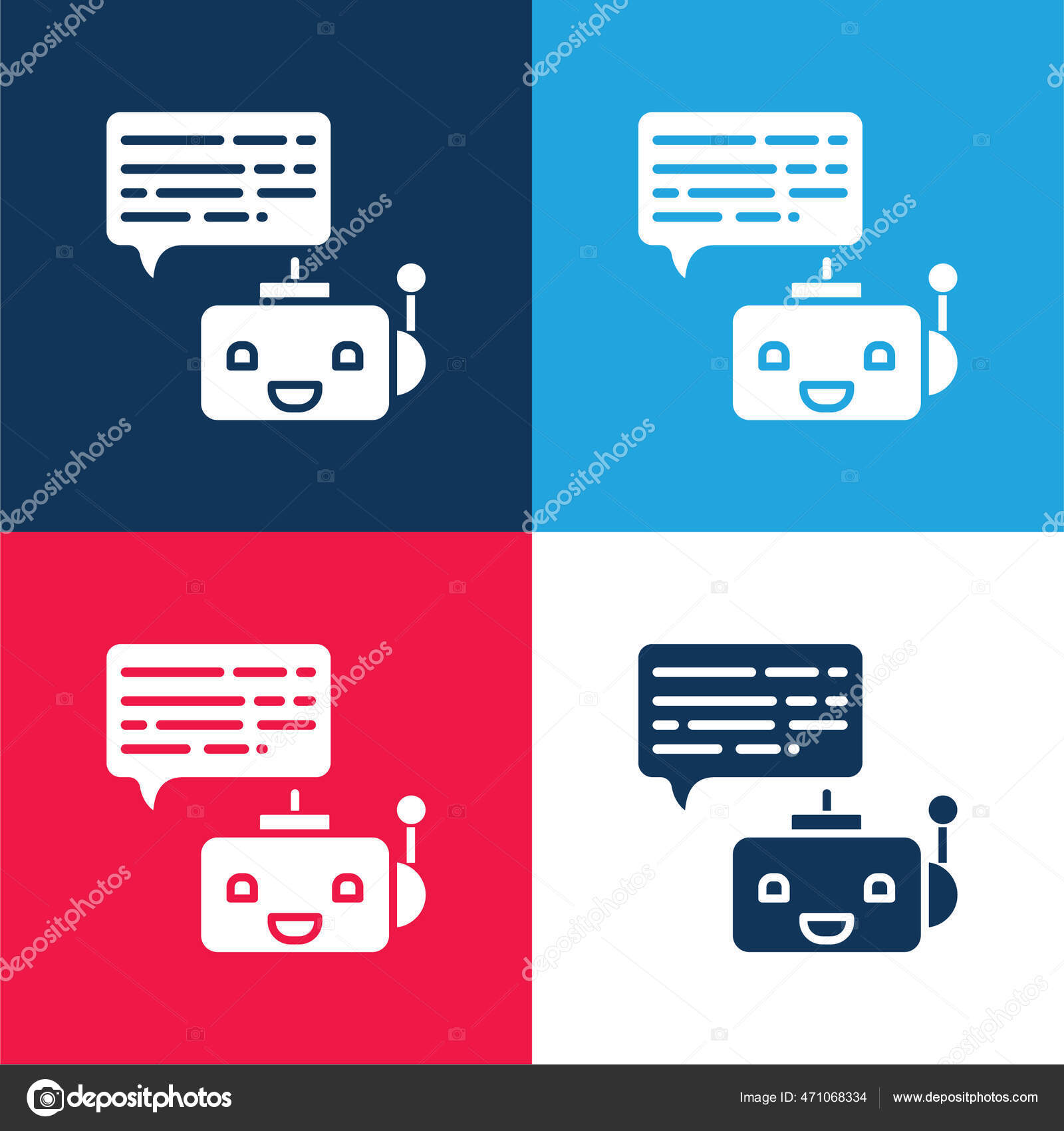 チャットボットストックベクター ロイヤリティフリーチャットボットイラスト Depositphotos