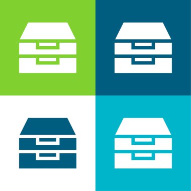 Arşiv Düz Renk en az simge kümesi