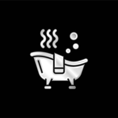 Banyo gümüş kaplama metalik simge