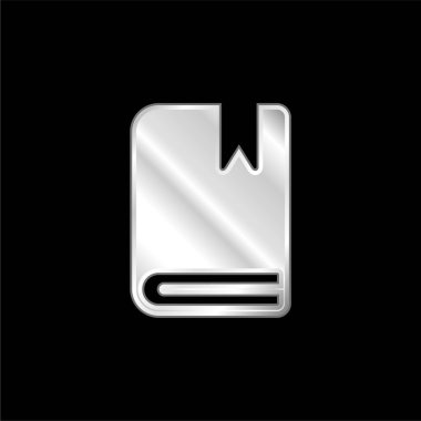 Gündem gümüş kaplama metalik simge