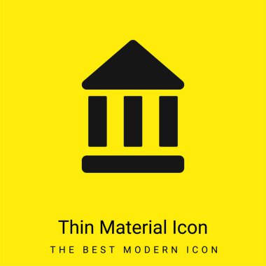 Banka Sembolü Asgari Parlak Sarı malzeme simgesi