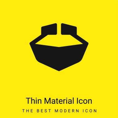 Tekne en az parlak sarı madde simgesi