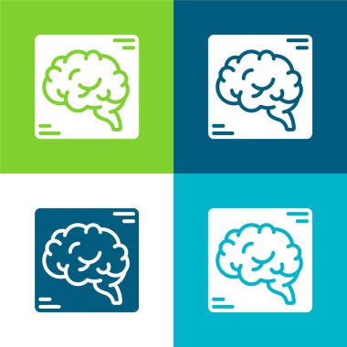 Beyin Düzlüğü 4 renk en küçük simge kümesi