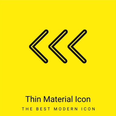 Ok başlıkları Sol Asgari Parlak Sarı Madde simgesini gösteriyor