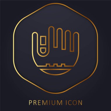 Beyzbol Eldiveni Altın Çizgisi logosu veya simgesi