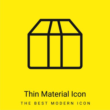 Kutu en az parlak sarı malzeme simgesi