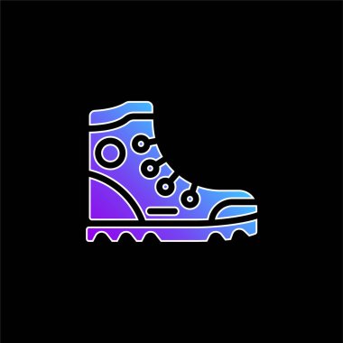 Çizme mavisi gradyan vektör simgesi