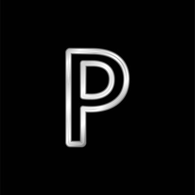 Botswana Pula Para Birimi Gümüş kaplama metalik simge