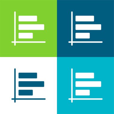 Çubuk Tablosu Düz Renk en az simge kümesi