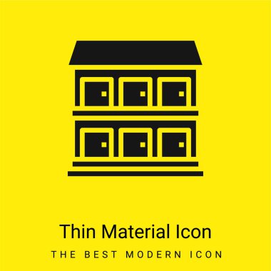 Daire en az parlak sarı madde simgesi