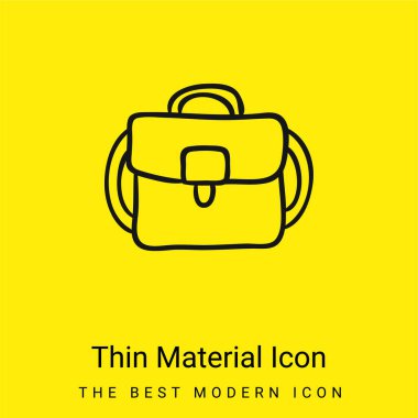 Poşet El Taslak Asgari Parlak Sarı malzeme simgesi