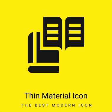 Kitap en az parlak sarı malzeme simgesi