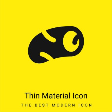 Artery minimal bright yellow material icon clipart