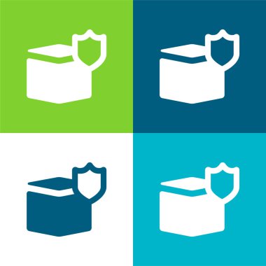 Kutu Düzlüğü 4 renk en küçük simge kümesi