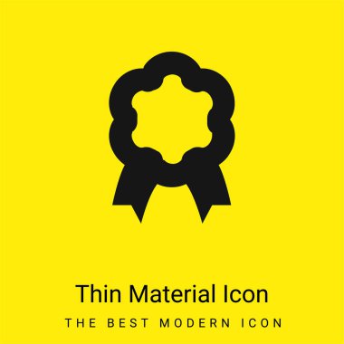 Ödül asgari düzeyde parlak sarı malzeme simgesi