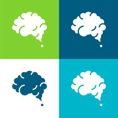 Beyin Düzlüğü 4 renk en küçük simge kümesi