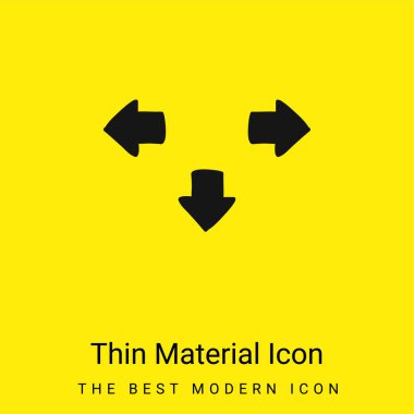 Oklar en az parlak sarı malzeme simgesi