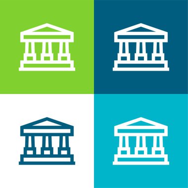 Düz Düz Düz Renk simgesi kümesi