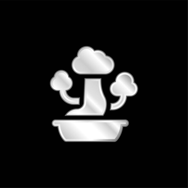 Серебряная икона Бонсая