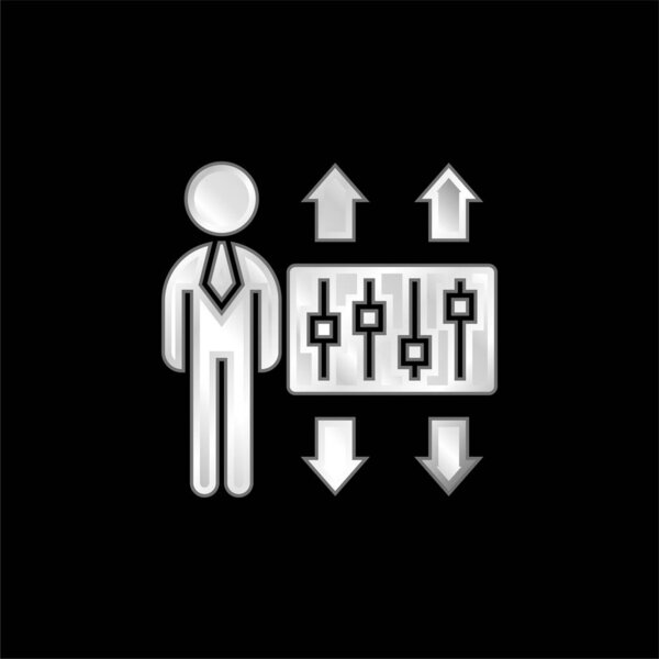 Адаптационный серебряный металлический значок