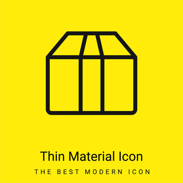 Ярко-жёлтый значок