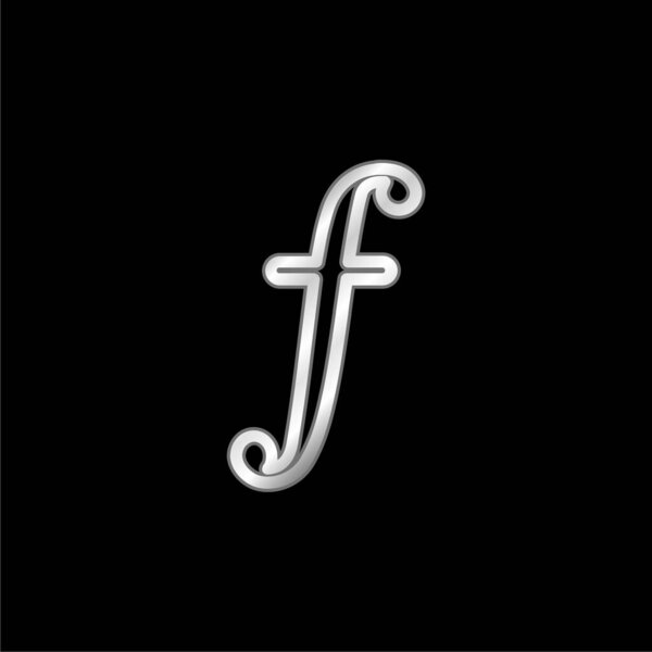 Символ серебристой металлической символики Арубы