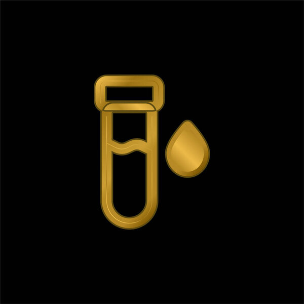 Образец позолоченной металлической иконы или вектора логотипа