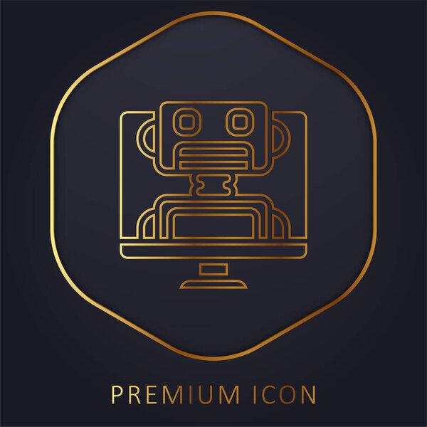 Логотип или иконка золотой линии