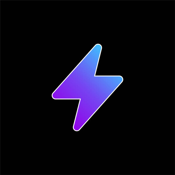 Значок синего градиента