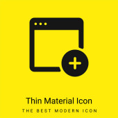 Add minimális fényes sárga anyag ikon