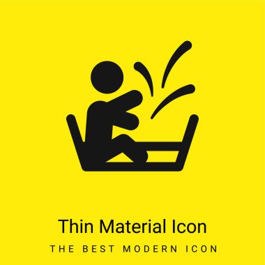 Banyo en az sarı madde simgesi