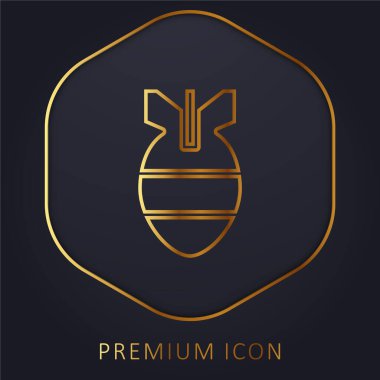 Bomba hattı premium logosu veya simgesi