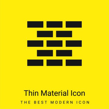 Tuğla Duvar en az parlak sarı malzeme simgesi