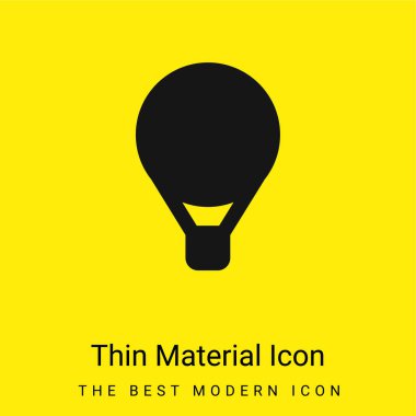 Balon en az parlak sarı madde simgesi