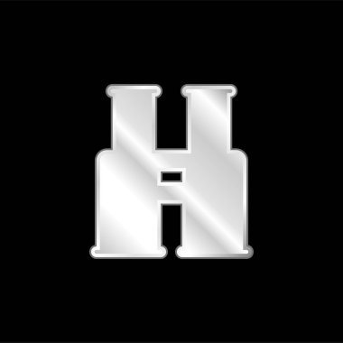 Dürbünler gümüş kaplama metalik simge