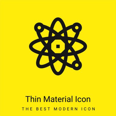 Atom minimal parlak madde simgesi