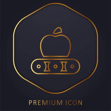 Elma hattı premium logosu veya simgesi