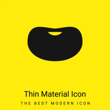 Fasulye asgari düzeyde parlak sarı madde simgesi