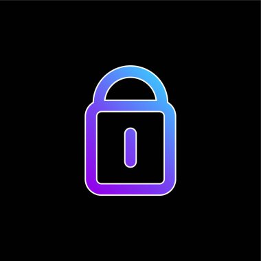 Mavi gradyan vektör simgesini engelle