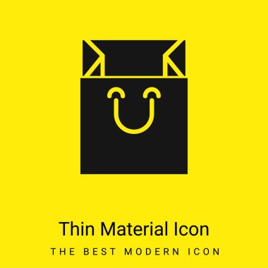 Çanta en az sarı madde simgesi