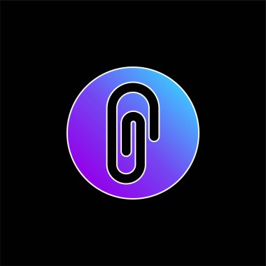 Mavi gradyan vektör simgesi ekle