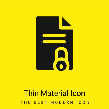 Engellenmiş Dosya en az sarı malzeme simgesi