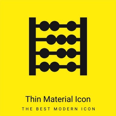 Abaküs en az parlak sarı madde simgesi