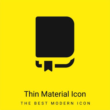 Yer İmleri Asgari Parlak Madde Simgesine sahip Kitap