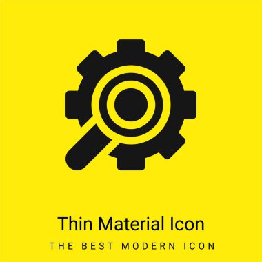 Analiz en az parlak sarı madde simgesi