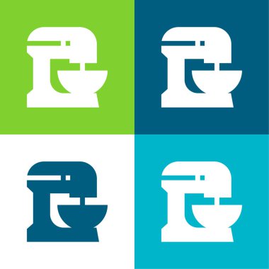 Düz Düz Düz Düz Renk simgesi kümesi